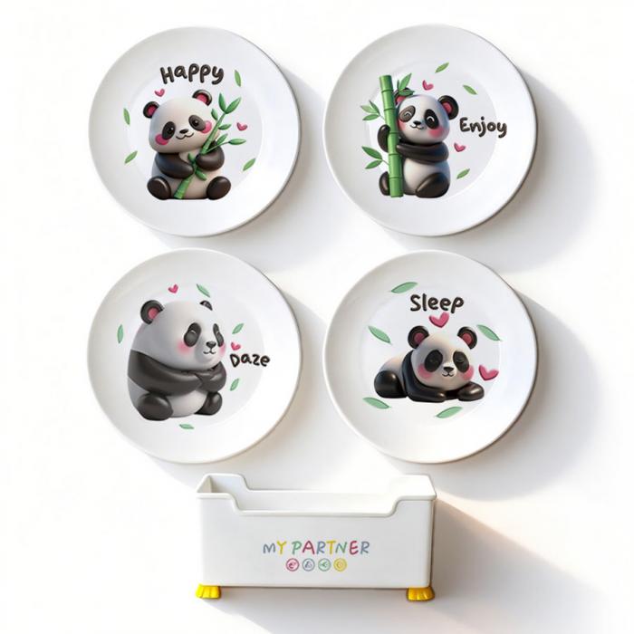 萌寶圓盤(pán)(八個(gè)盤(pán)子加托座九件套)