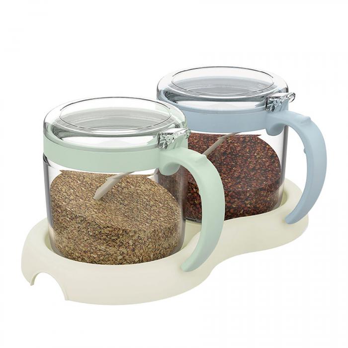 玻璃套裝調(diào)味瓶(兩個裝)