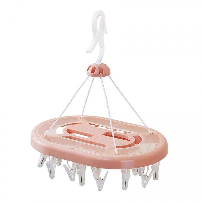 晶彩長(zhǎng)圓形24夾晾衣架