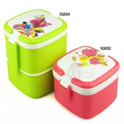 方型手提飯盒、雙層飯