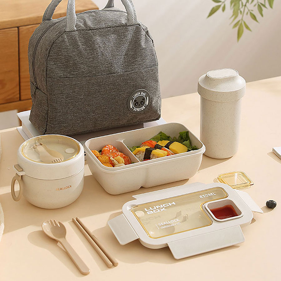 簡(jiǎn)麥便當(dāng)盒飯盒/套裝(