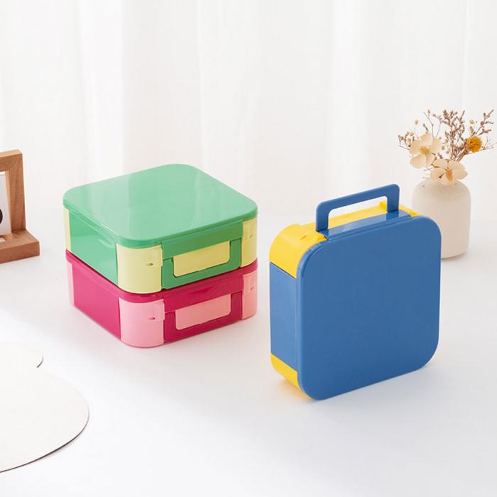 正方形手提翻蓋飯盒