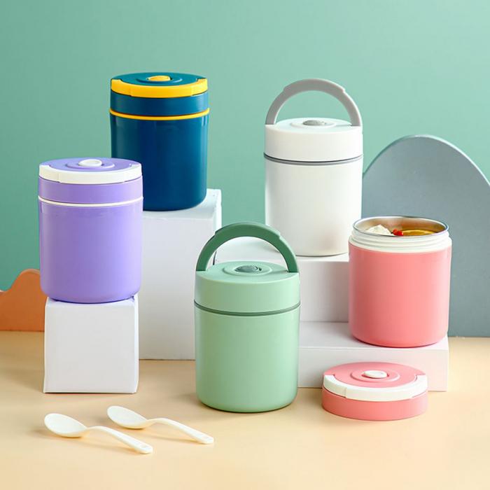 便捷密封湯杯500ml 塑